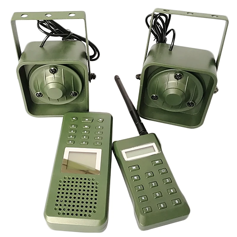 

Hunting Decoy MP3 Bird Caller 300-500M Remote Remote Control 2x50W External Loud Speaker EU Plug
