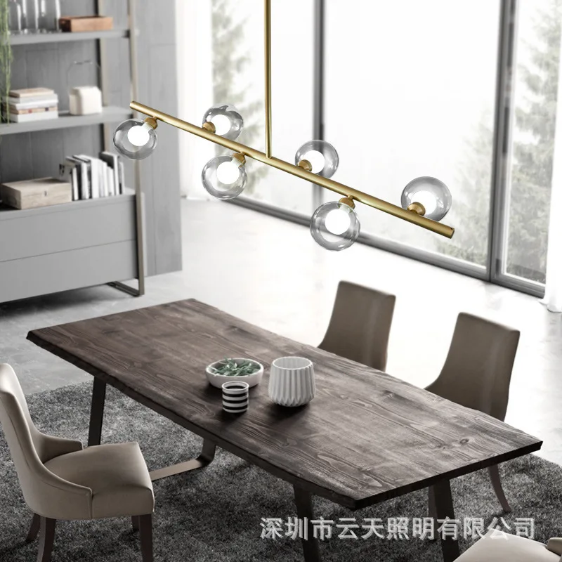 

chandelier dining chandelier post modern simple magic bean molecular dining table bar clothing store front desk lamp
