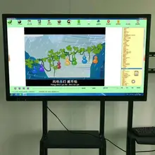 43 55 65 75 85 дюймов сенсорный экран мультипликатор использование цифровой медиа diy ПК компьютер