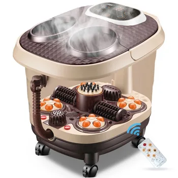 

Smoked Foot Bath Full Automatic Electric Heating Washbasin Foot Massage Machine Deep Bucket Home Pedicure Machine