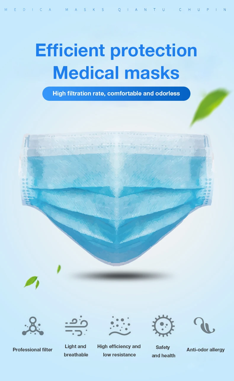 

100PCS Anti-dust virus face Mask Industrial applications Mouth Masks 3 Layer mask Fast SHIP