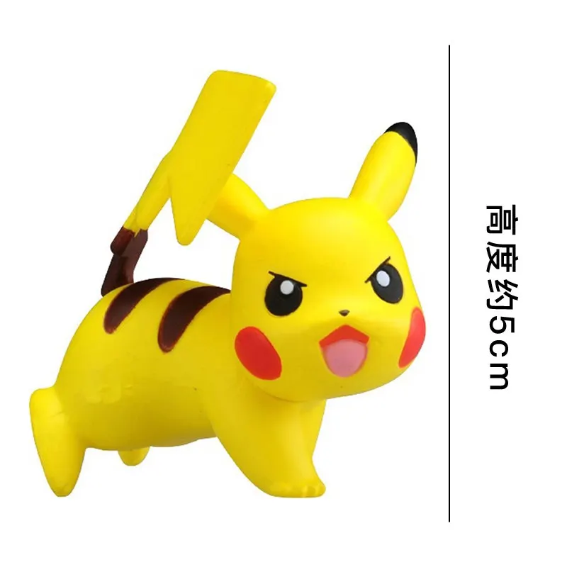 Takara Tomy Pokemon monglue EX Sun Moon 4 см мини игрушка Коллекционная Фигурка Пикачу боевая поза