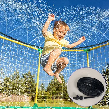 

Trampoline Waterpark Sprinkler Best Outdoor Summer Toys For Kids Outside High Pressure Atomizing Cooling Pipe Water Toys
