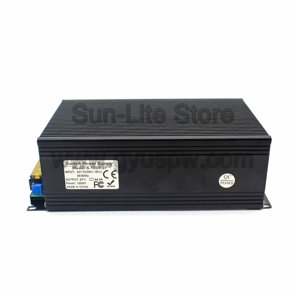 27V 1200W Импульсный блок питания Трансформаторы AC110V 220V к DC27V SMPS для освещения CNC системы видеонаблюдения