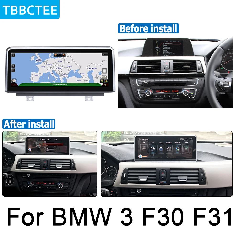 Sale For BMW 3 F30 F31 2013~2016 NTB Android Car DVD Navi Player Audio Stereo HD Touch Screen all in one Map Head Unit 3
