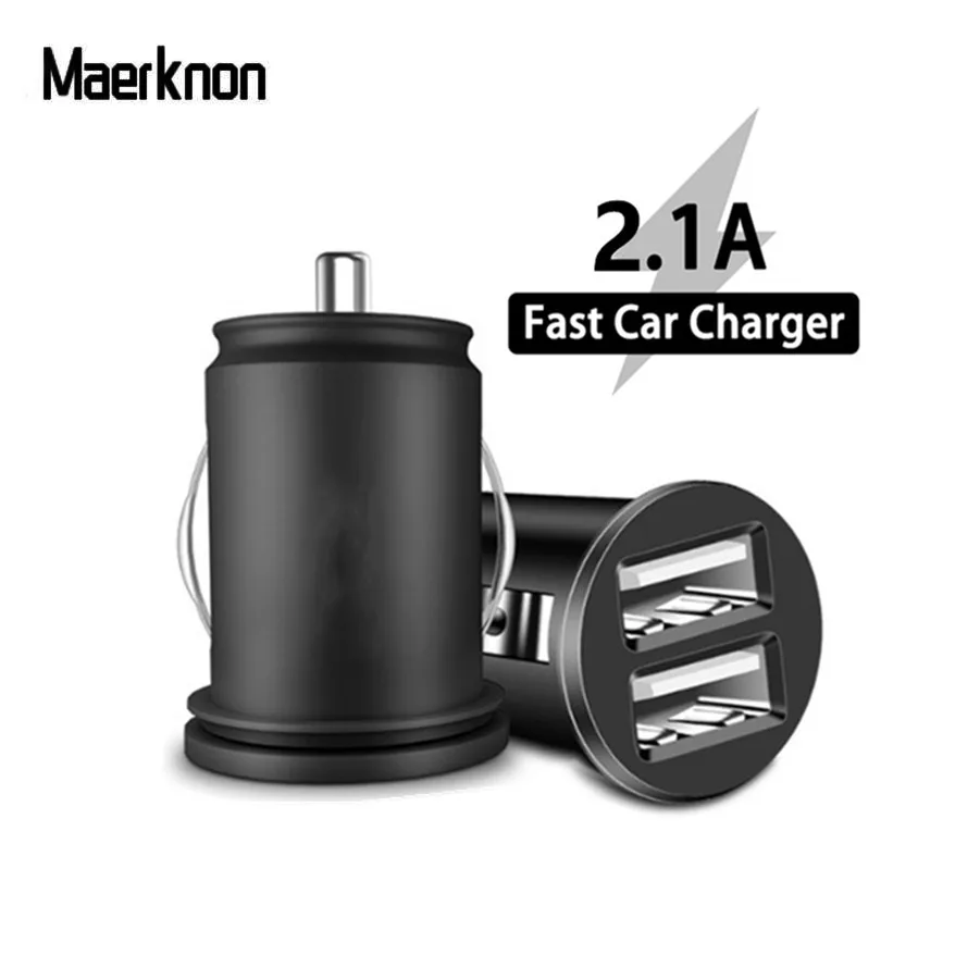 

Mini Car Charger For iPhone 6 6s 7 8 Plus XR XS 2.1A Fast Car Charging USB Car Charger Adapter Mobile Phone Charger Car-Charger