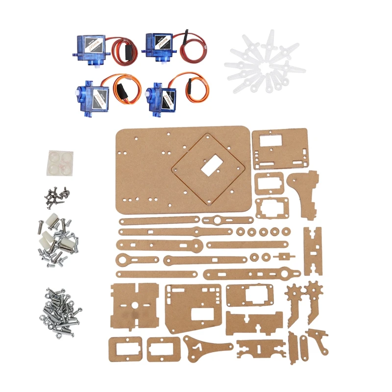4 DOF механическая рука робот манипулятор коготь для Arduino Maker обучения DIY Kit Робот |