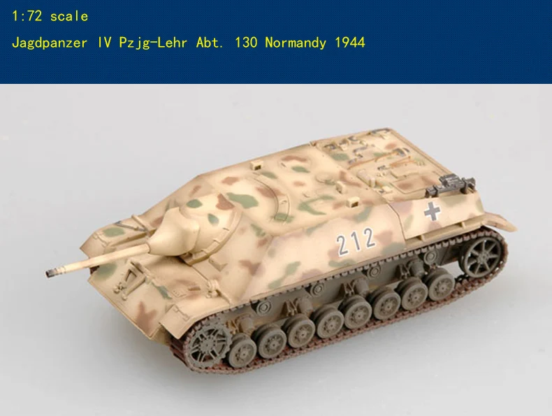 

Jagdpanzer IV Pzjg-Lehr Abt German IV tank destroyer Finished model Collection Tank model 1/72 scale