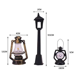 Accessoires de poupée barbie, Mini lampe à main, lampe de rue, décoration de scène pour barbie & BJD, jouets de maison de poupée, 3 pièces 