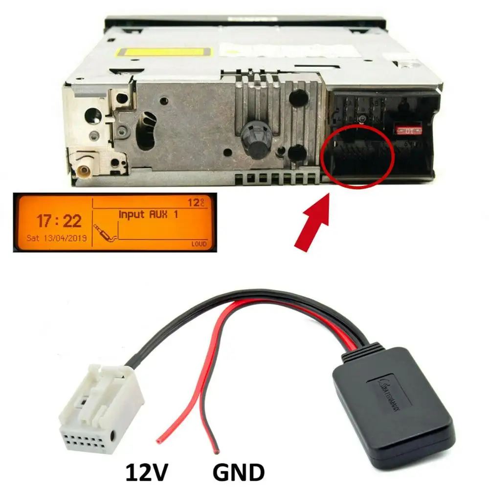 Adaptateur radio SFP pour câblage ISO de voiture, tous les modèles,  connecteur stéréo automatique, faisceau de plomb, prise de câble  d'alimentation, cristaux en C2, C3, C4, C5, KIT - AliExpress