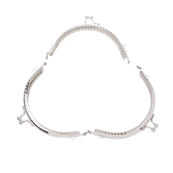 

1PC Metal Frame Kiss Clasp Arch For Purse Bag Accessories DIY Craft 10.5cm 23GE