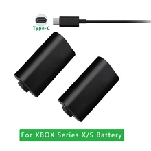 

NEW ML1 2pcs For XBOX Series S X controller rechargeable polymer battery pack 1400mAh (with 3M cable) Suitable for XBOX Series