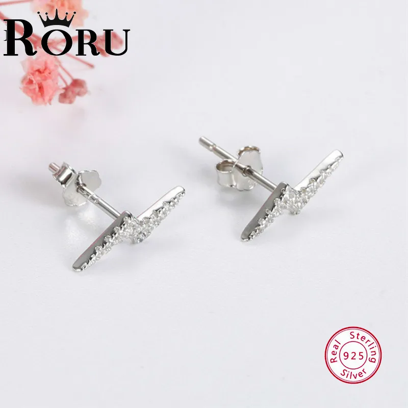 Pendientes de plata de ley 100% S925 para mujer, aretes pequeños de circonia cúbica transparente deslumbrantes, joyería fina