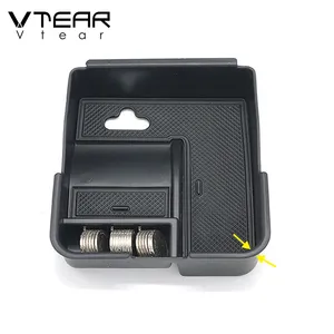 Image 5 - Vtear For Porsche Cayenne Storage Box Interior Central Container Holder Armrest Cover Accessories Car styling Decoration 2018
