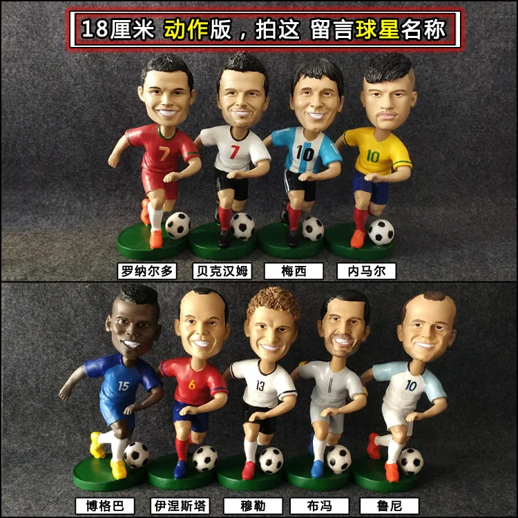 

Football Star Doll Decorations Doll Messi C Romule Model Decoration Birthday Gift Garage Kit