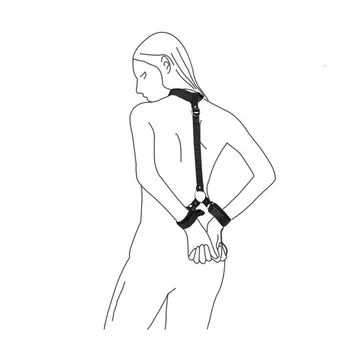 Bdsm Adjustable Bondage Handcuff Wrist Ankle Cuffs Gag Mouth Sexual Restraints Slave Neck Flirt Sex Toys For Couples Sex Product 4