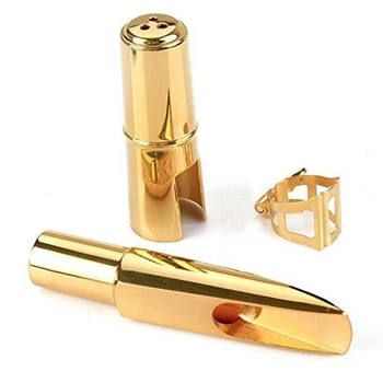 

Replacement Portable Instrument Metal Durable Nozzle Mouthpiece For Alto Saxophone Gold Professional Accessories Mini Lacquer