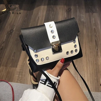 

European Fashion Casual Square bag New High quality PU Leather Women's Designer Handbag Simple Shoulder Messenger Bags