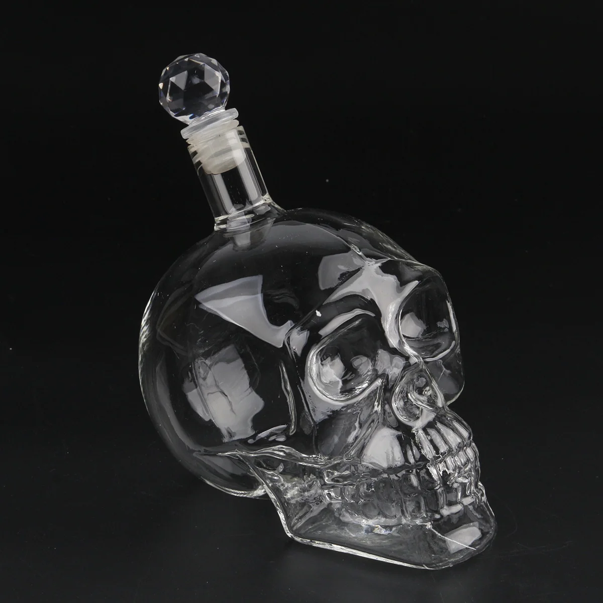 Package D 550ml Стеклянная чашка с черепом, водка-рюмка, виски, вино, чай, бутылка для питья, графин - Цвет: Package D 550ml