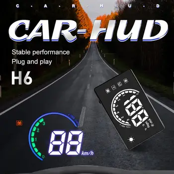 

L2 HUD Car Head Up Display OBD2 3.5-inch Simple Display Speedometer Car GPS Digital Windshield Projector Overspeed Warning Auto