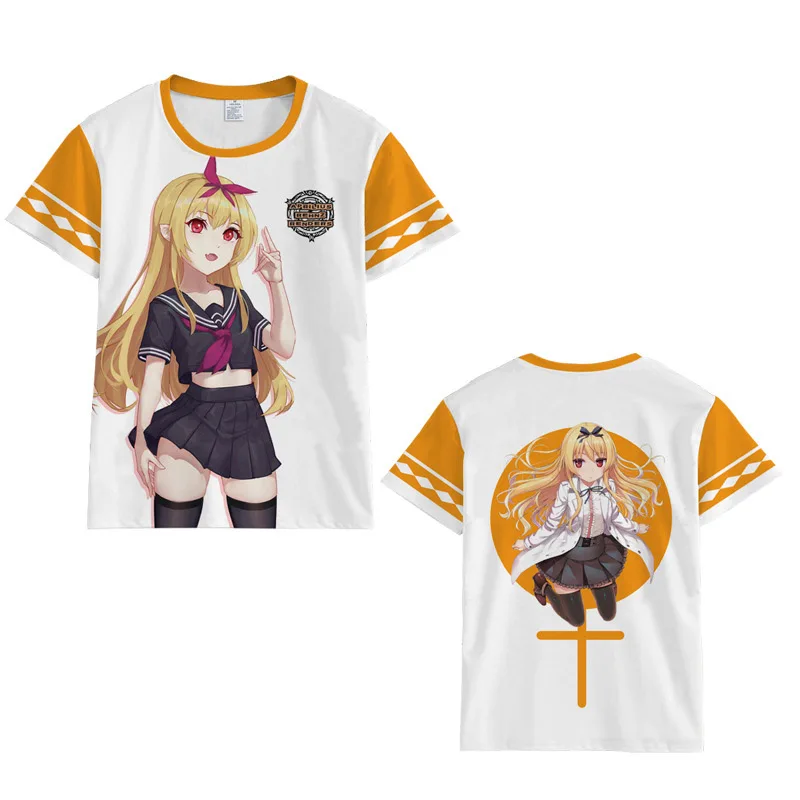 Arifureta shokugyou de sekai saikyou/футболка для косплея футболка с 3D-принтом футболка с короткими рукавами для мужчин и женщин