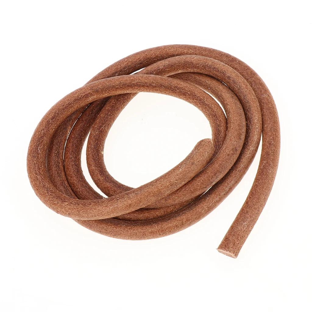 1m Round Leather Cord Thread For Kumihimo Jewelry Bracelets Making 8mm