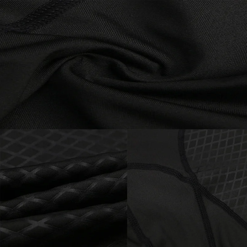 Men Sports Fitness Tights Running Base Layer Pants Gym Exercise Training Leggings Basketball Trousers Breathable Quick Dry Sweat