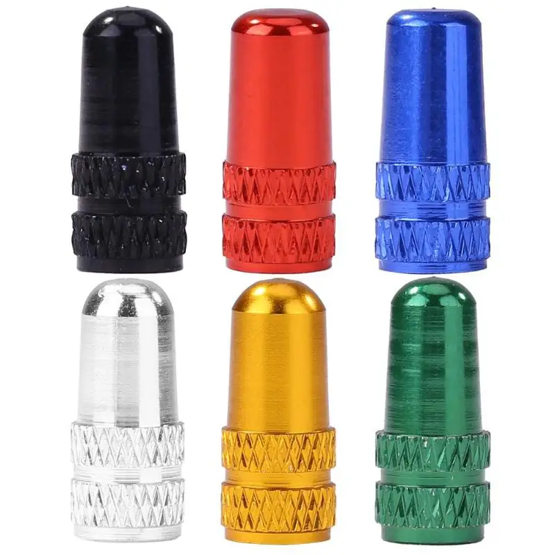 Aluminum Alloy MTB Bicycle Tire Gas Nozzle Valve Caps Cycling Dust Cover