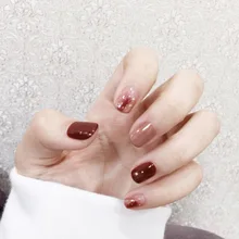 Кончик для ногтей для девушек, скоростной маникюр, готовое изделие, ношение, съемные, онлайн, стиль знаменитостей, длинный, долговечный