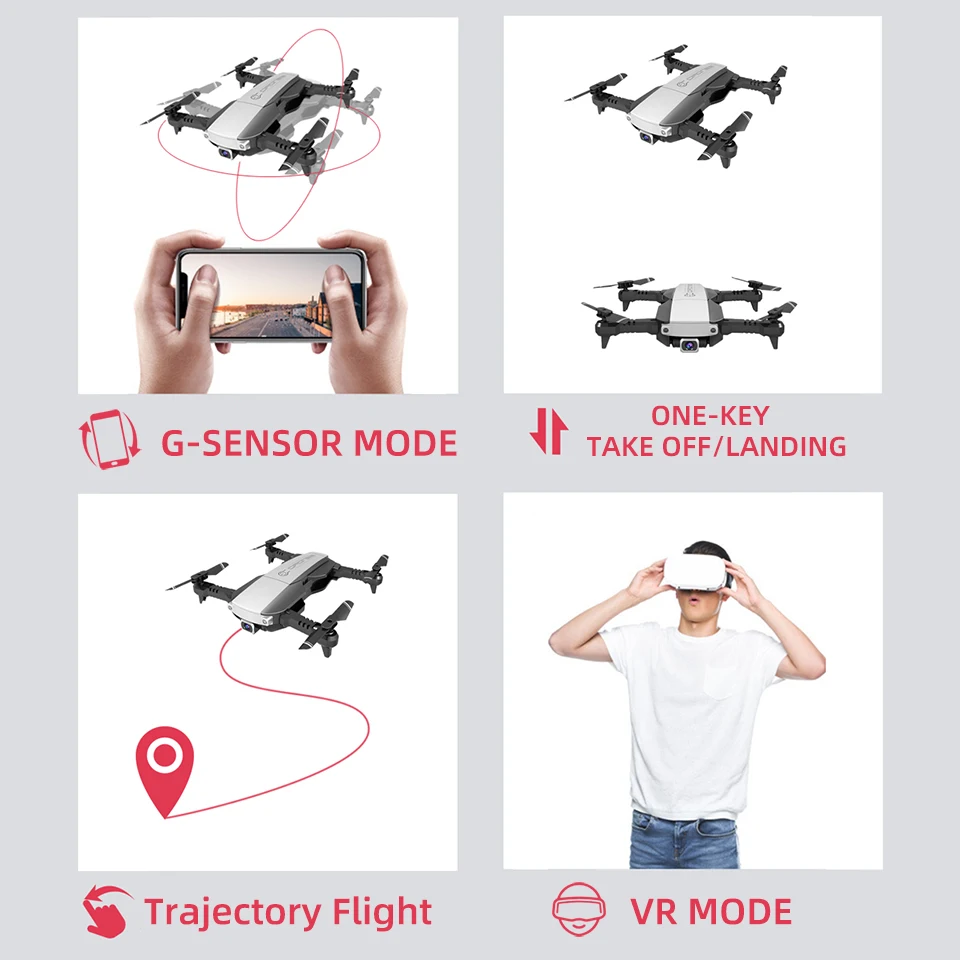  PEGI L3 RC Drone with HD Camera 1080P / 4K FPV Live Video Professional 2.4G Remote Control 6-Axis Q
