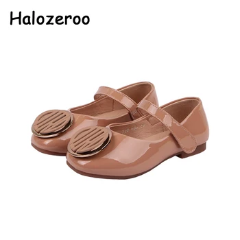

2020 Spring Kids Princess Shoes Children Dress Shoes Baby Girls Pu Leather Flats Toddler Black Brand Shoes Sweet Shoes Mary Jane