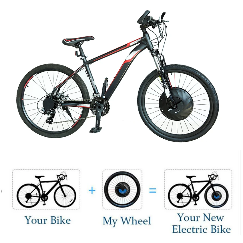 Excellent Electric imotor Conversion Kit Battery inside USB Brushless Gear Hub Motor Ebike20