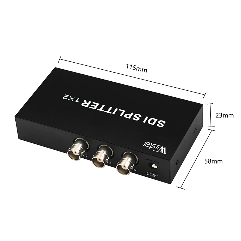 Wiistar-divisor de Vídeo Sdi 1x2 Extensor de Sinal para tv Vídeo Projetor Câmera e Monitor - Imagem 4