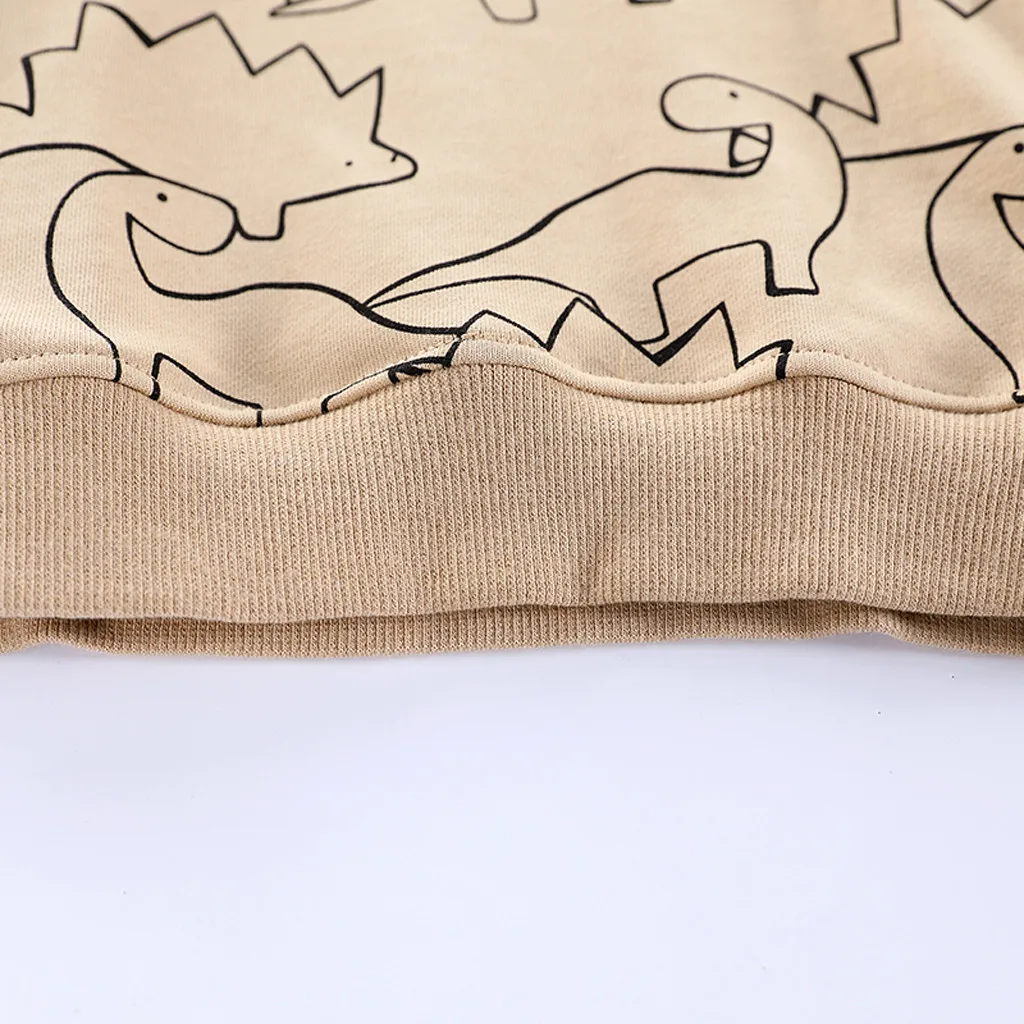 Toddler Kids Baby Boy Girl Dinosaur Cartoon Pajamas Tops Sleepwear Pants Clothes Spring Children Pajamas Set Baby Nightwear