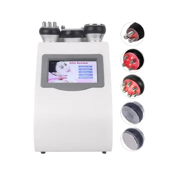 

Portable 5 in 1 radio frequency skin tightening Ultrasonic Liposuction body slimming machine