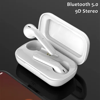 

TWS Pro Earbuds Bluetooth 5.0 Earphone Wireless Headset Handsfree 9D Stereo Earpiece Charge Box For iPhone Xiaomi Huawei Phones