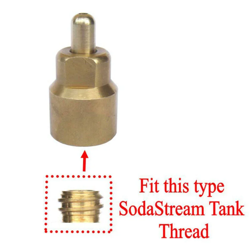 Gold Connector For SodaStream CO2 Adapter Beer Machine Joint Replacement Part