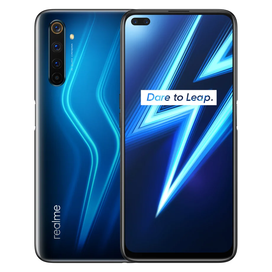 Realme 6 Pro 6Pro 8 Гб ОЗУ 128 ПЗУ Snapdragon 720G 30 Вт экран для быстрой зарядки 90 Гц аккумулятор