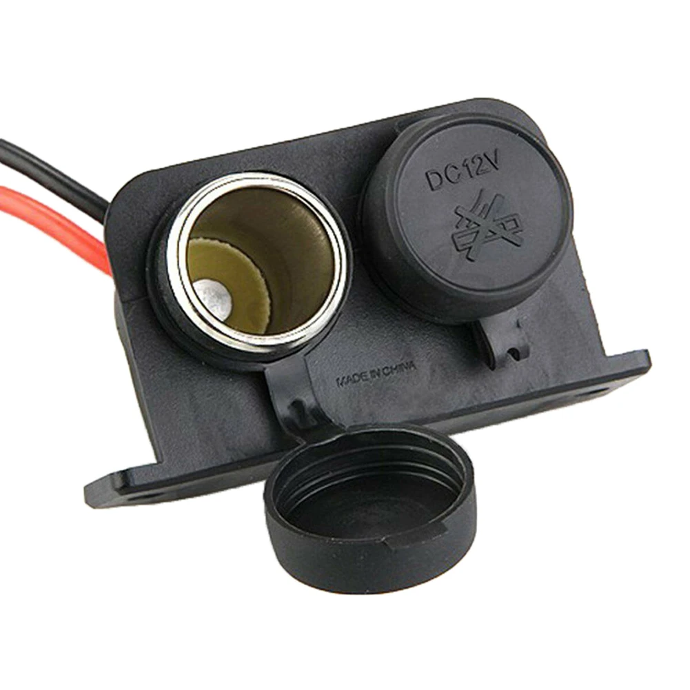 Сигарет светильник er Socketss с разъемом 12V для 2USB автомобиля Зарядное устройство с выходом на led светильник Водонепроницаемый мотоцикл новая горячая распродажа