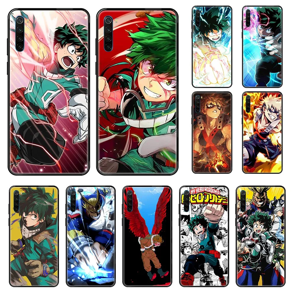 Чехол для телефона с 3D рисунком Аниме Boku no Hero academic черный чехол Xiaomi Redmi Note S2 4 5 6 7 8 A S