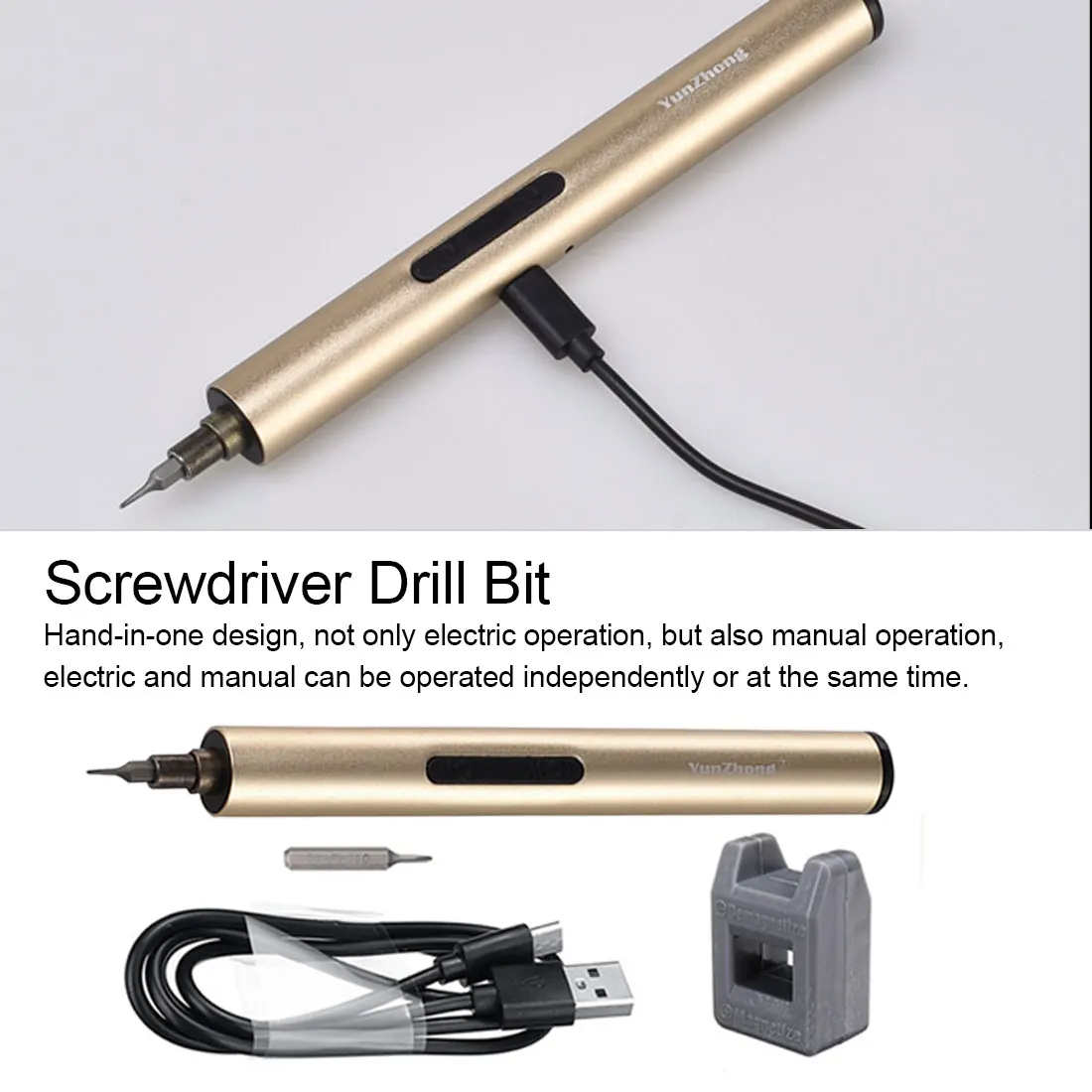 

DC 3.6V Lightweight Mini Electric Power Cordless Screw Driver Portable Repair Tools for phone computer camera repairing