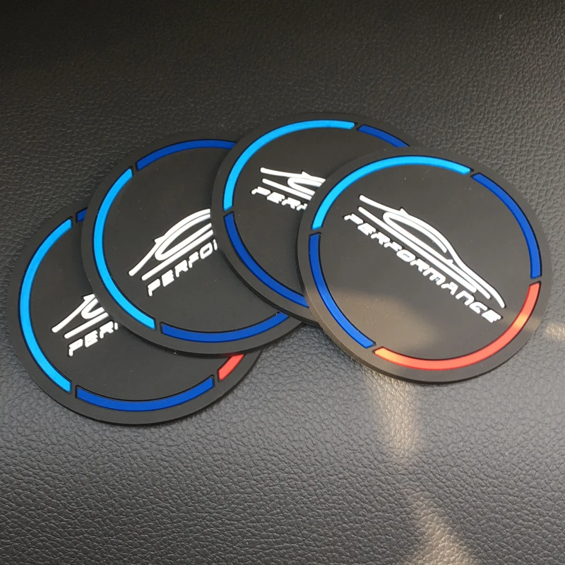 2 Pcs Car Silica Gel Cup Mat Universal Non-slip Water Cup Bpttle Holder Cushion Auto Gadgets Mat and Accessories