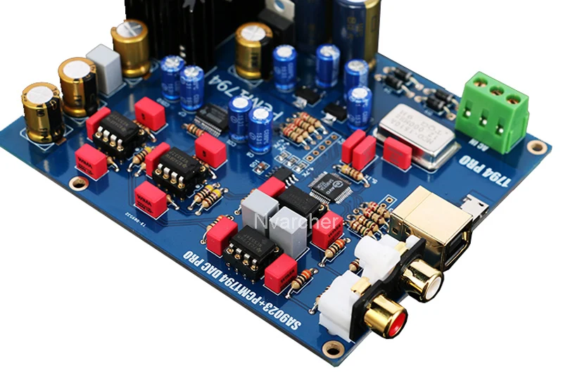Nvarcher sa9023 + pcm1794 dac decodificador placa