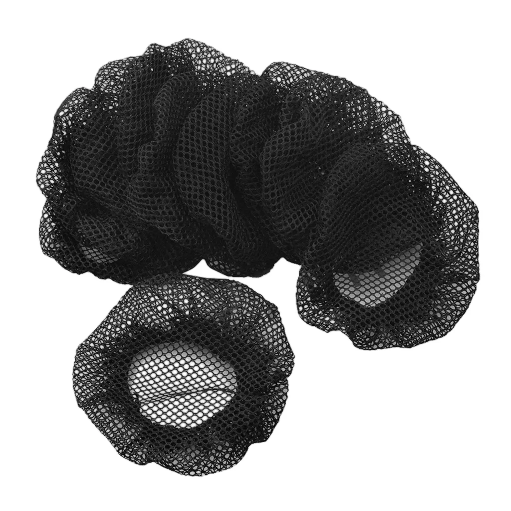 10 Pack Ladies Crochet Mesh Bun Cover Snood Hair Net Dance Hair Headwear Accessories big hair clips