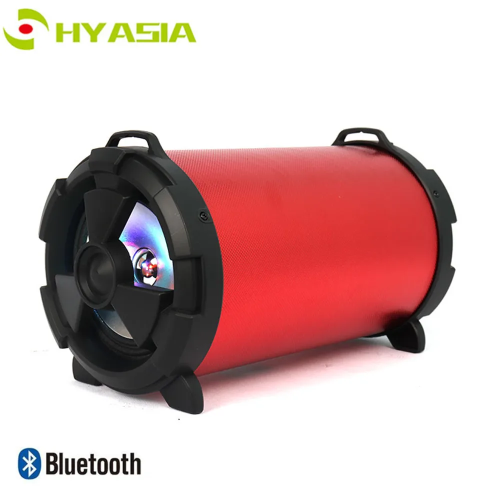 HYASIA Бесплатная доставка портативный динамик Колонка Bluetooth Саундбар AUX сабвуфер с