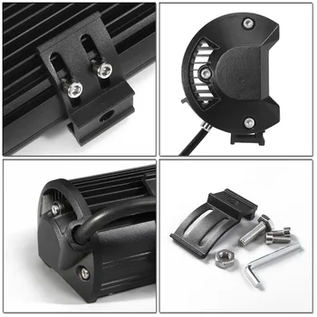 

2-in-1 LED Work Light 5 Inch Off-Road Car Headlight Spot Beam 10800LM 6000K