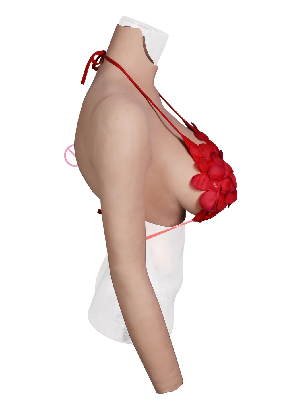 Fake Boobs With Sleeves Realistic Silicone Breast Forms Tits Enhancer For Drag Queen Shemale Crossdresser Transgender Crossdressing (9)