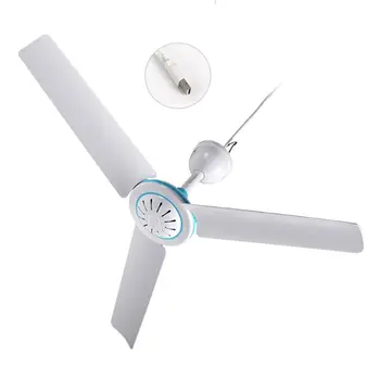

Universal Household 5V Ceiling Fan Air Cooler Hanging USB Powered Tent Fans for Home Bed Camping Outdoor Office