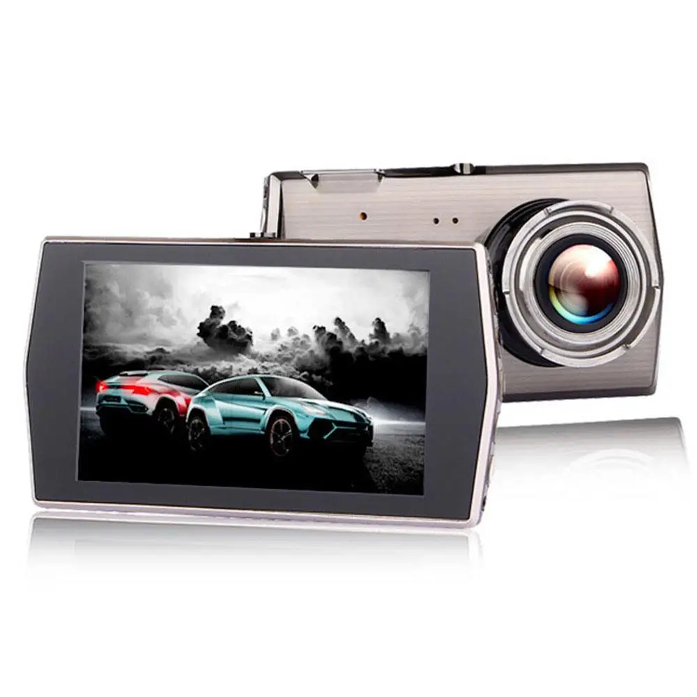 Вождения Регистраторы 4 дюйма прочный Dash Cam Водонепроницаемый Видеорегистраторы для автомобилей универсальный Автоматическое включение/выключение