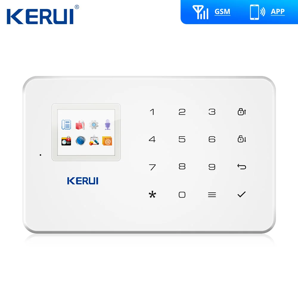 Оригинальная Беспроводная система охранной сигнализации Kerui G18 GSM SMS домашняя ISO